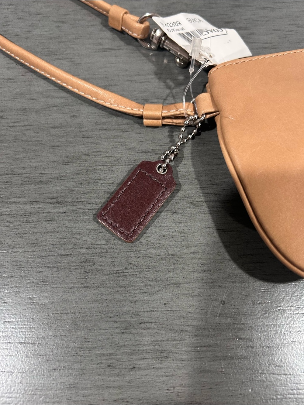 Coach NWT Wristlet in Camel/Tan - Picture 5 of 6